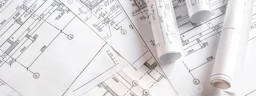 Preview: Architects concept, engineer architect designer freelance work on start-up project drawing, construc