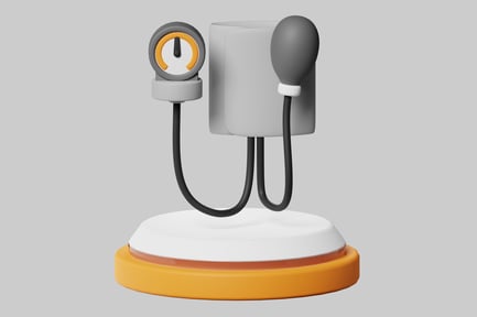 Preview: Cartoon blood pressure meter