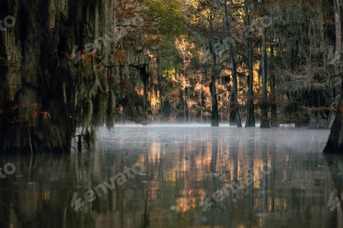 Preview: Beautiful shot of the Cypress Swamps in the United States