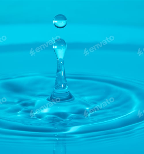 Preview: Abstract background of splash of color water, collision of colored drops, the concept