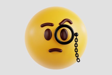 Preview: 3D Face With Monocle Emoji