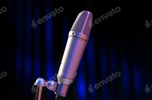 Preview: microphone on stage