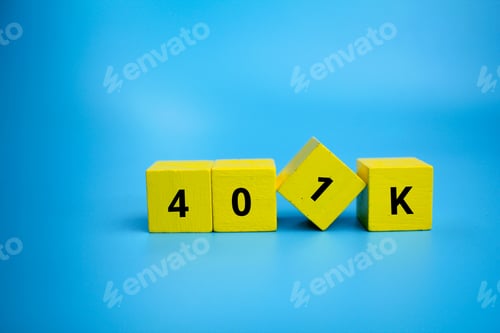 Preview: yellow cube with 401k number.