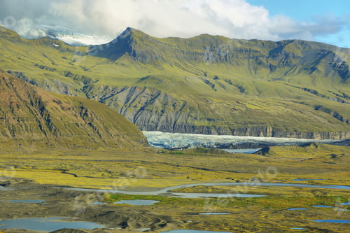Preview: Skaftafellsjokull glacier moraine