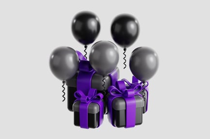 Preview: Gift and Balloon 3D Icon