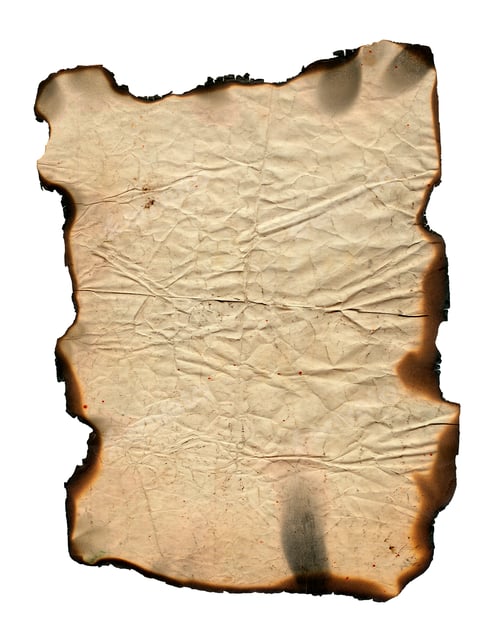 Vista previa: Papel grunge con bordes carbonizados