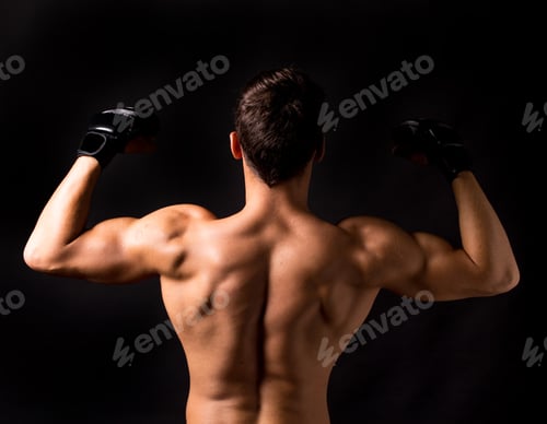 Preview: Male model. Kickboxing.