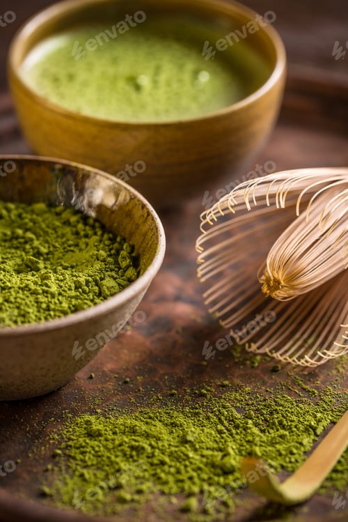 Preview: Green matcha tea