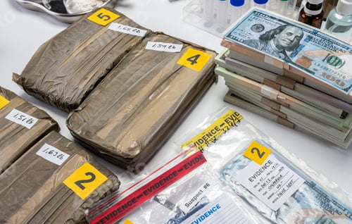 Preview: crime lab drug test, conceptual image