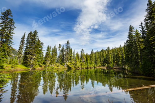 Preview: Mountains lake