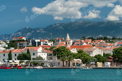 Preview: Town Novalja, Pag island, Adriatic archipelago of Croatia.