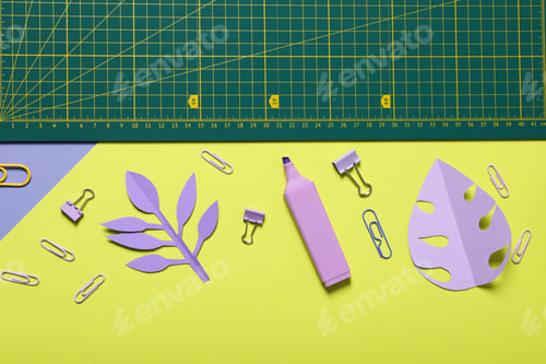 Preview: Concept of accessories for patchwork, cutting mat