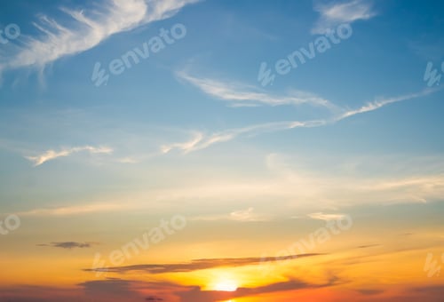 Preview: Sky sunset evening sunrise cloud