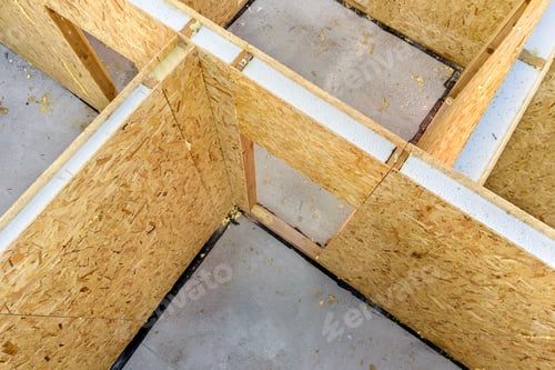 Preview: Construction of new and modern modular house.
