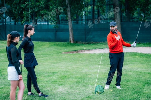 Preview: Golfers on the Green for a Golf Lesson