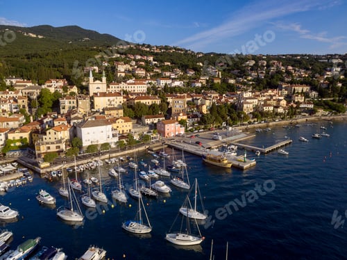 Preview: Sea port Aerial view Volosko