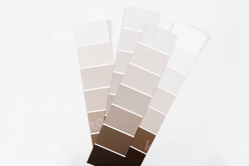 Preview: Color samples palette design catalog.