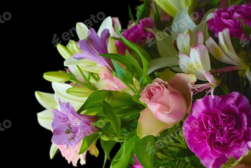 Preview: Colourful bouquet of flowers. A bouquet of appreciation.