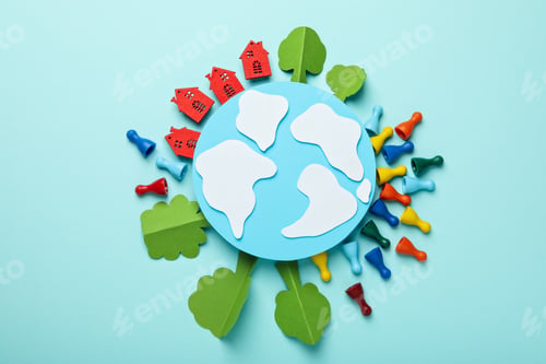 Preview: Concept or composition of World Population day