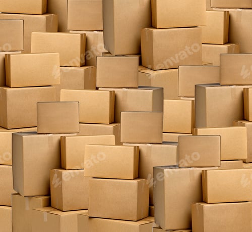 Preview: piles of cardboard boxes