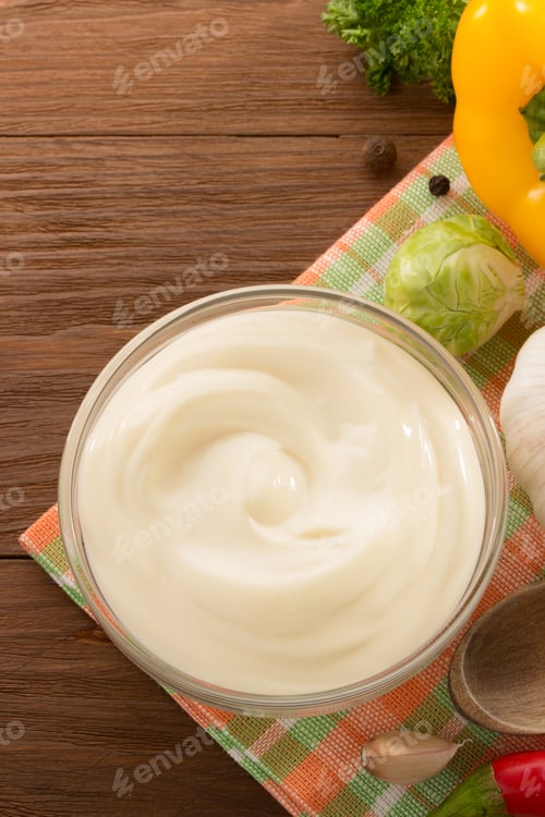 Preview: mayonnaise sauce in bowl