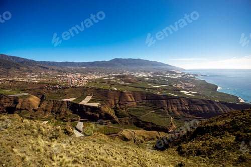 Preview: Landscape view on the western part of La Palma