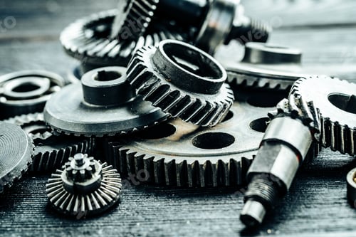 Preview: Gears from an old industrial machine