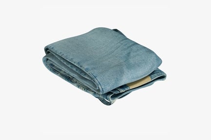 Preview: Folded Blue Denim Jeans