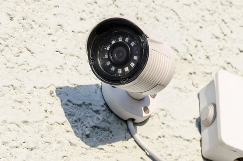 Preview: Street camera surveillance. Cctv street.