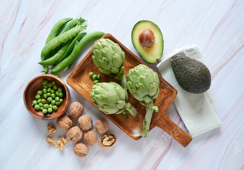Preview: Artichokes, avocados, walnuts, peas and mange-tout promoting healthy eating