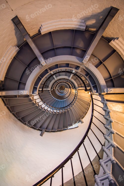 Preview: Spiral staircase inside a building