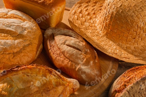 Preview: Whole grain sourdough rustic bread.