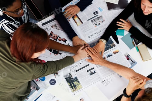 Preview: Startup Business People Teamwork Cooperation Hands Together