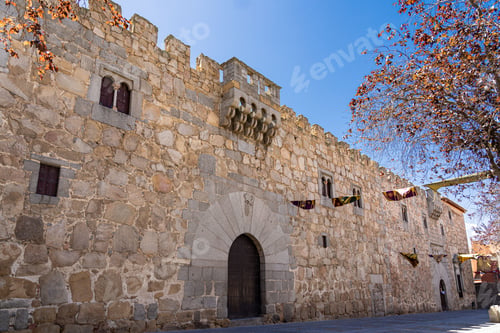 Preview: Viewa of Davila Palace or Abrantes Palace in Avila. Castilla y Leon.Spain