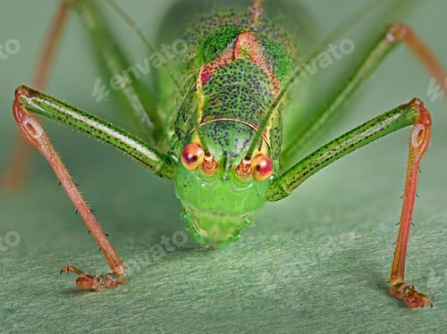 Preview: Speckled bush-cricket (leptophyes punctatissima)