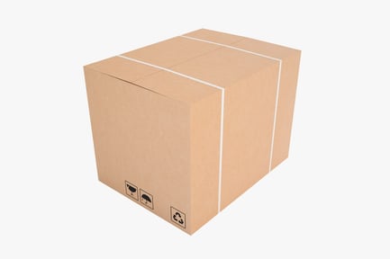 Preview: Taped Cardboard Box: Shipping Container