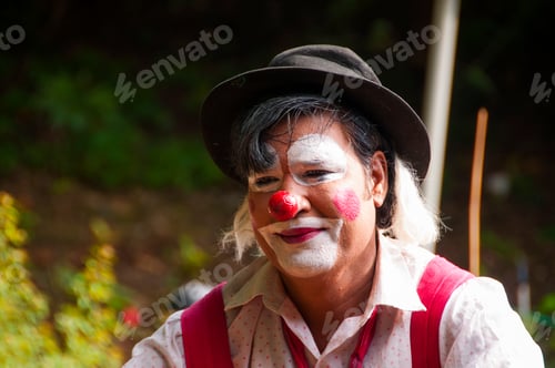 Preview: Portrait of impersonator as a joker, India.