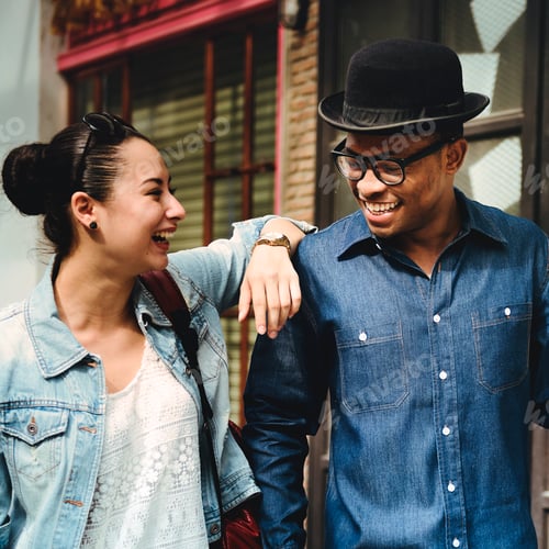 Preview: Couple Outdoors Happiness Lifestyle Togetherness Concept