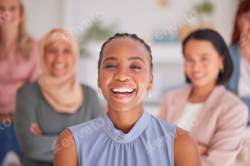 Preview: Leadership, partnership and diversity in office by business women team working in collaboration for
