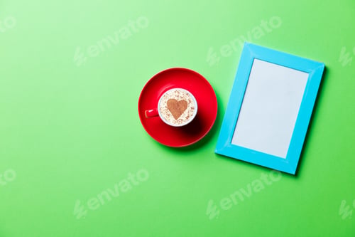 Preview: cup and photo frame