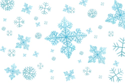 Preview: Snowflakes isolated