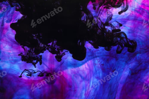Preview: Ink In Water Background Image