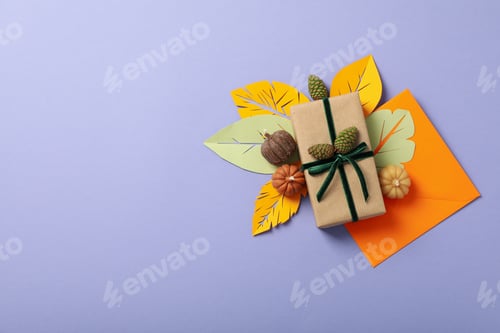 Preview: Autumn and fall season, fall season gift and present concept