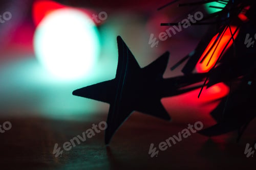 Preview: Christmas background with blurred light effect