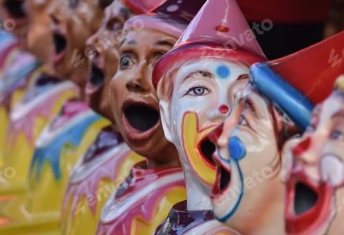 Preview: Fun at the fair with laughing clowns