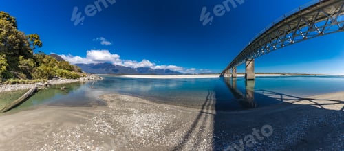 Preview: New Zealand's longest one-lane bridge over Haast River, South We