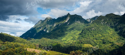 Preview: Green mountain view at Chiang Dao