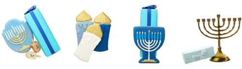Preview: Collage of photos of Jewish signs and candles