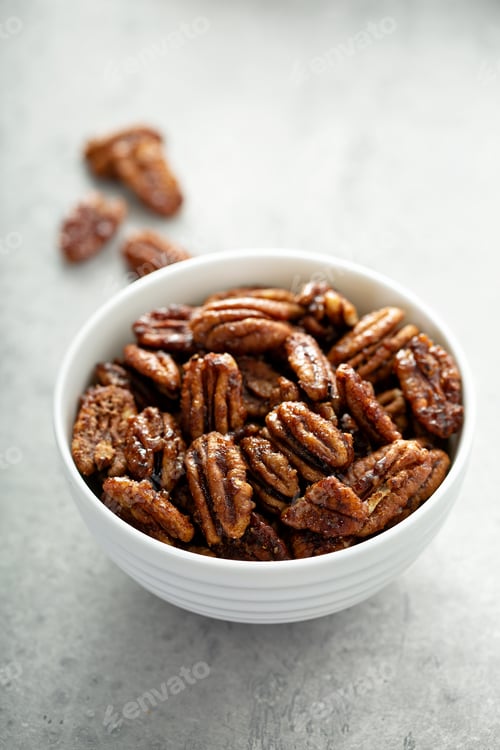 Preview: Caramelized or candied pecans