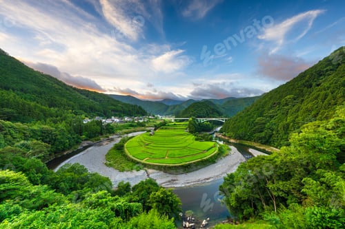 Preview: Aragijima rice terrace in Wakayama, Japan